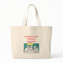 funny doctor joke canvas bags
