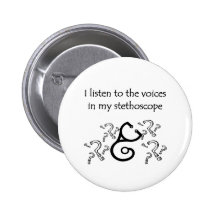 Funny Doctor or Nurse T-shirts and Gifts Button