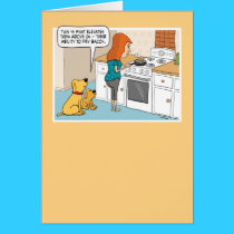 Funny Dogs Love Bacon Birthday Card cards