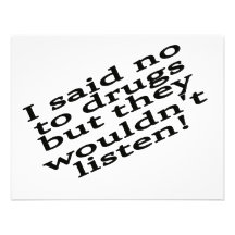 Funny drug invitations