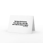 Funny Duct Tape quote Greeting Card