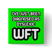 Funny dyslexic pins