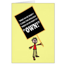Funny dyslexic card
