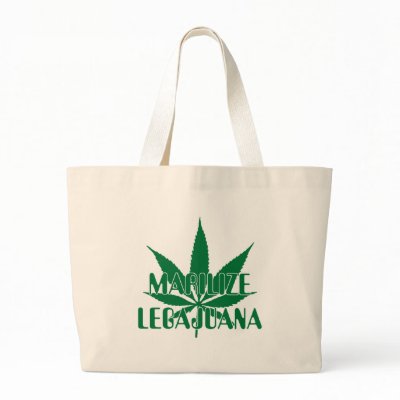 Funny Dyslexic Legalize Marijuana Bag by OffensiveShirts