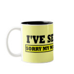 Funny dyslexic sign coffee mugs