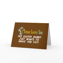 Funny Easter Gifts, Jesus Loves You