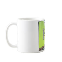 Funny Easter Island Cigar Cartoon Gifts Coffee Mug