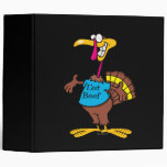 funny eat beef turkey cartoon binders