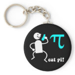Funny eat pi key chains