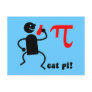 Funny eat pi postcards