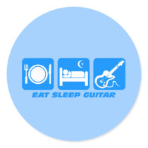 Funny eat sleep guitar