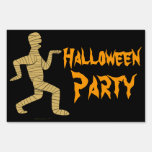 Funny Egyptian Mummy Halloween Party Yard Sign