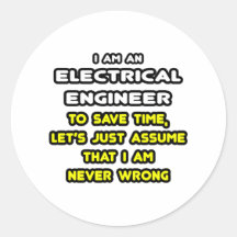 Funny Electrical Engineer T-Shirts and Gifts Sticker