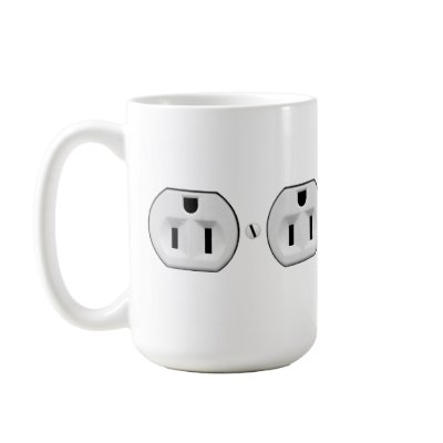 Funny Electrical Outlet Mug | Electrician Gift by TDSwhite