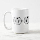 Funny Electrical Outlet Mug | Electrician Gift