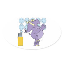 funny elephant in a china shop stickers
