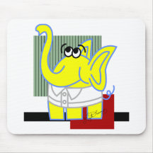Funny Elephant Mousepad