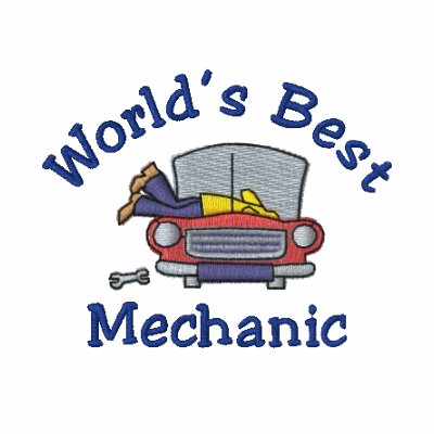 Funny Embroidered Mechanic Tees - Customize by naturetees