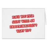 Funny Endocrinologist Pick-Up Line Greeting Cards