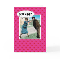 Funny engagement congratulations card
