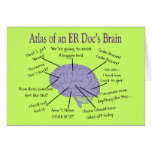 Funny ER Doctor Physician Gifts Greeting Cards