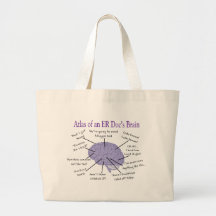 Funny ER Doctor Physician Gifts Tote Bag
