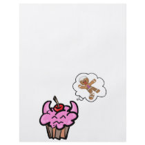 Funny Evil Cookie Killer Cupcake Full Colour Flyer