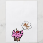 Funny Evil Cookie Killer Cupcake Full Colour Flyer
