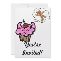 Funny Evil Cookie Killer Cupcake Announcement