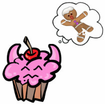 Funny Evil Cookie Killer Cupcake Photo Cut Outs