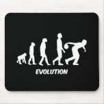 funny evolution bowling mouse pad