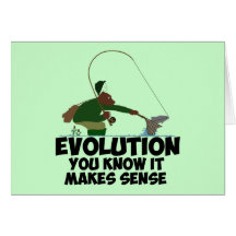 Funny evolution greeting cards