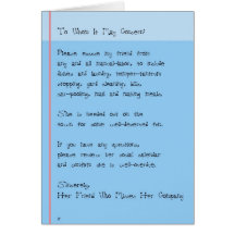 Funny Excuse to Go Out With Friend Thinking of You Greeting Card