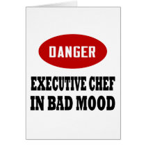 Funny Executive Chef Card