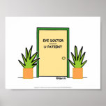 Funny Eye Doctor Poster For Optometrist's Office
