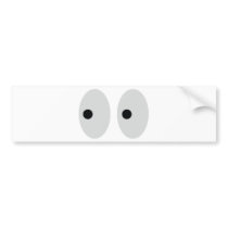 funny eyes bumper stickers