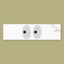 funny eyes bumper stickers