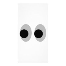Funny eyes personalized photo card