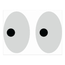 funny eyes post cards