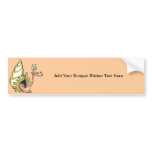 Funny Face Sea Animal Bumper Sticker