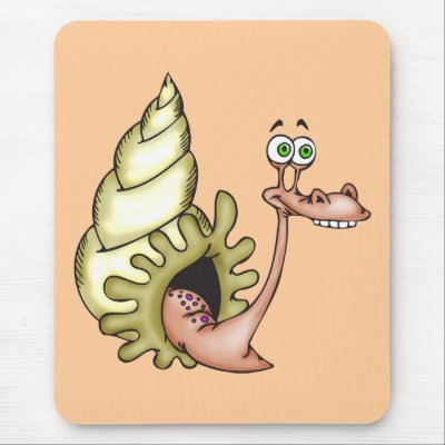 Funny Face Sea Animal Mouse Pad by sagart1952