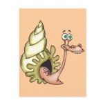 Funny Face Sea Animal Postcard