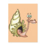 Funny Face Sea Animal Postcard