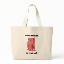 Funny family reunion tote bag