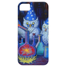 Funny Fantasy Cute Magic Owl Wizards iPhone 5 case