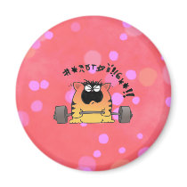 Funny Fat Cat Lift Weight