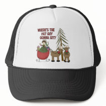 Funny Fat Guy Christmas Baseball Cap/Hat