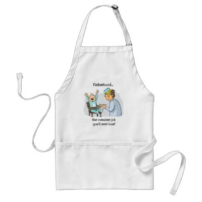 Funny Father's Day Apron by holiday_tshirts