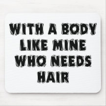 Funny Father's Day Bald Man Mousepad