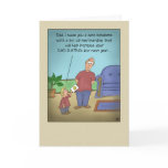 Funny Fathers Day Cards: Dad Rating Cartoon